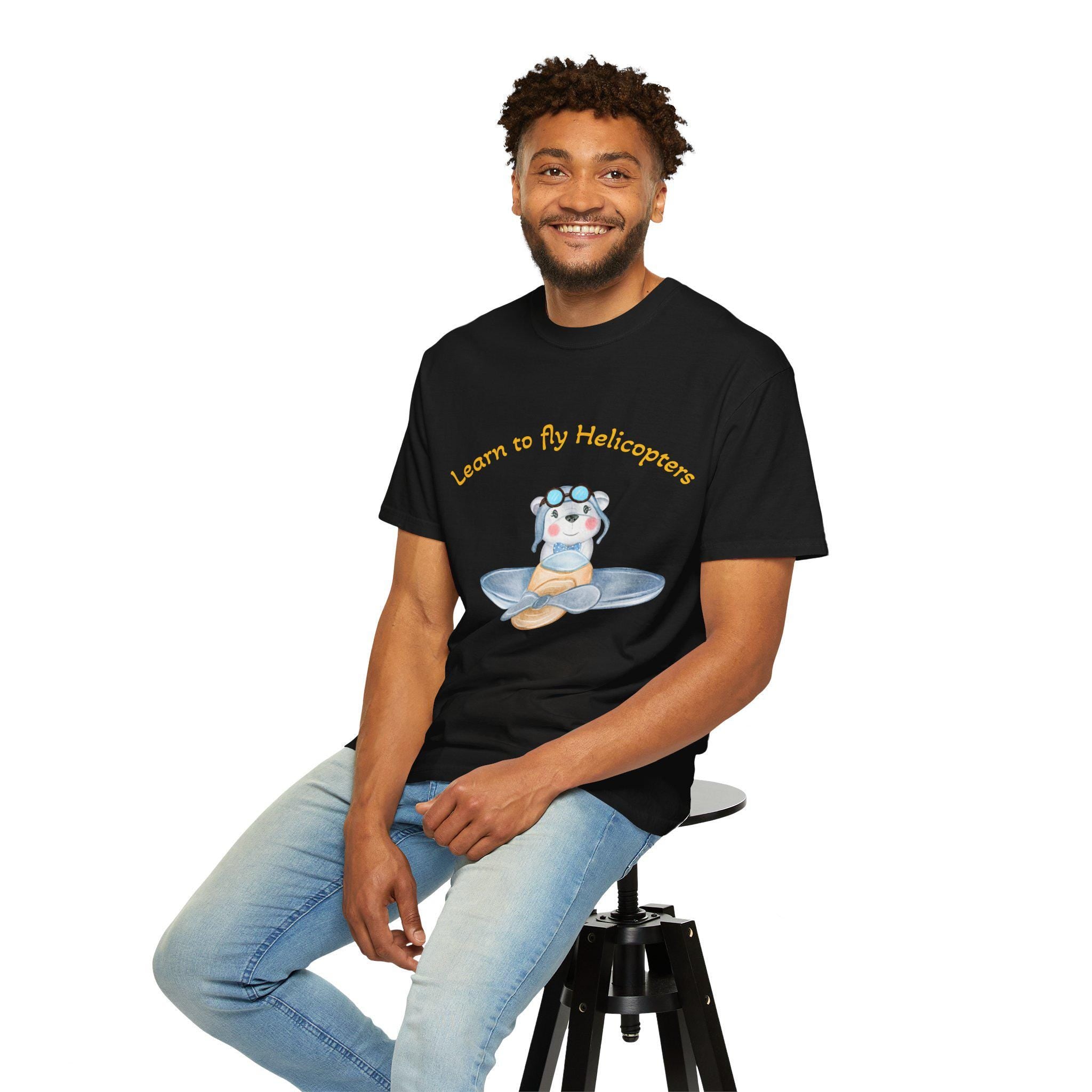 Unisex Cotton whimsical T-Shirt for Aviation enthusiasts