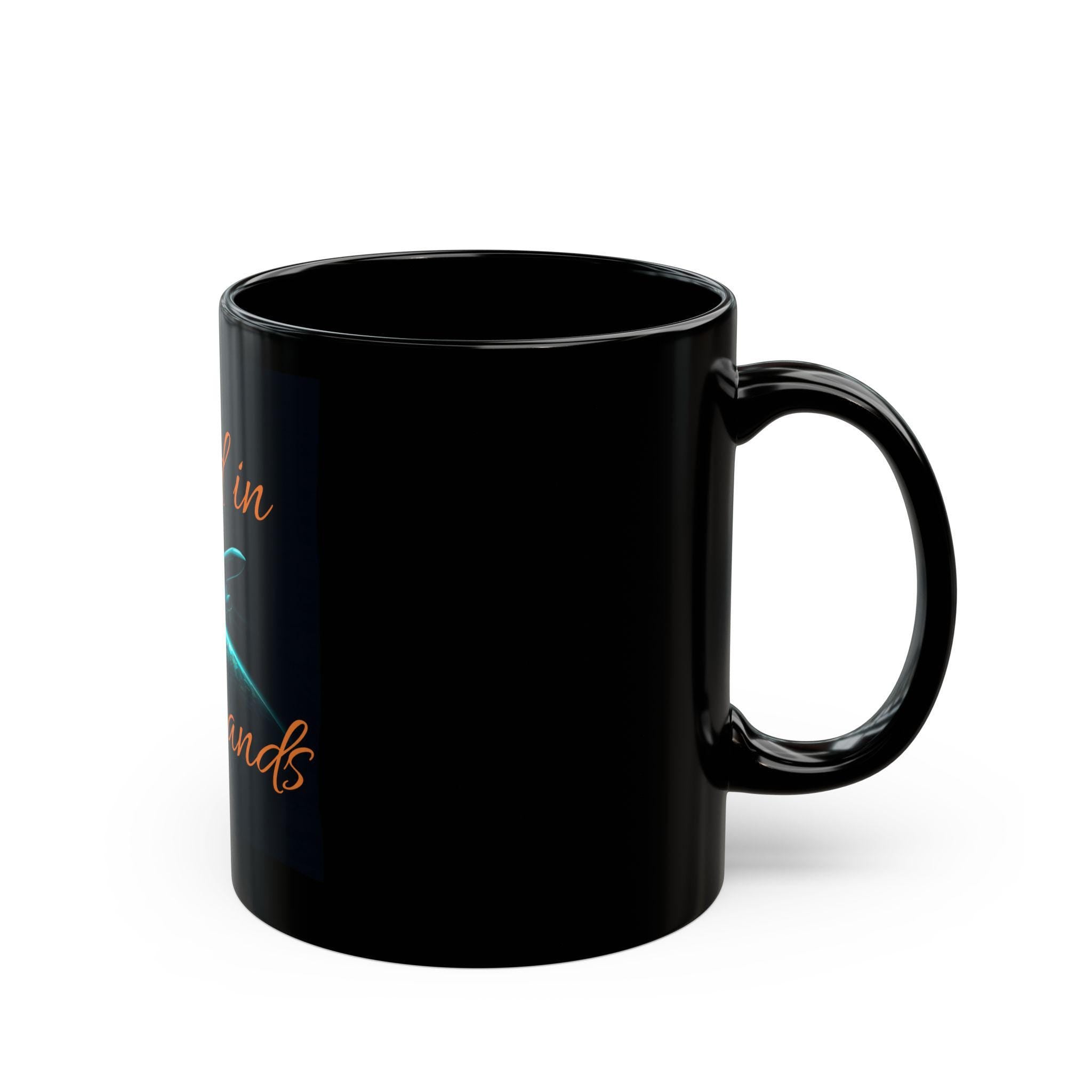 World In Your Hands Coffee Inspirational Mug: Airplane Globe Ceramic Cup