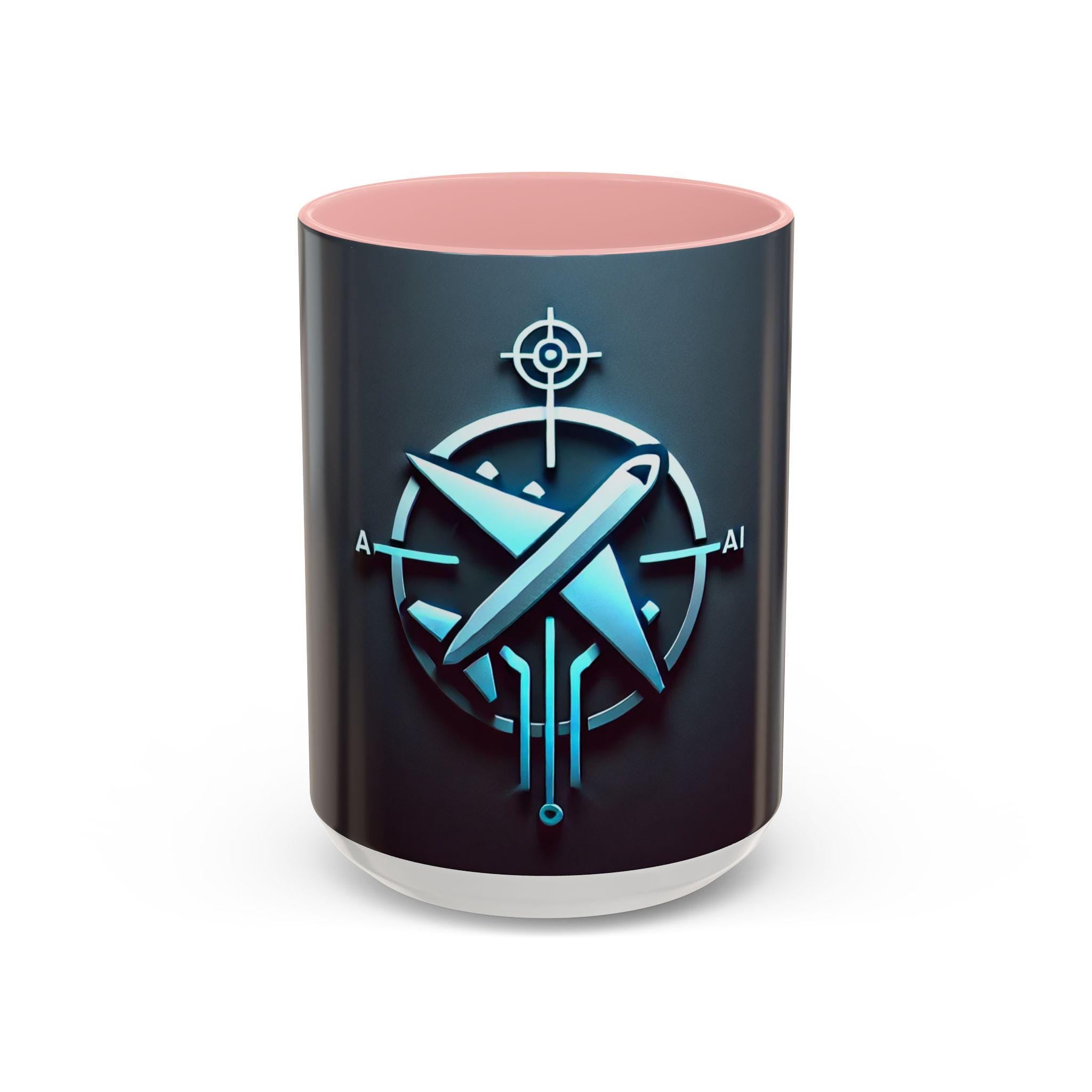 Aviation Coffee Mug gift for Pilots, Airplane Compass Design