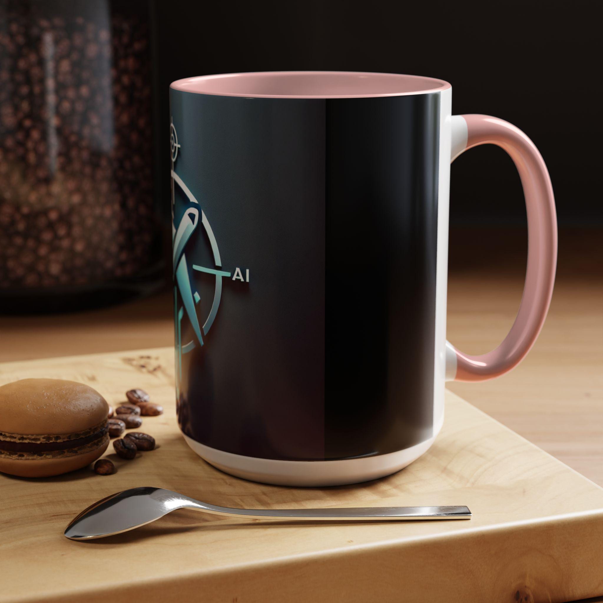 Aviation Coffee Mug gift for Pilots, Airplane Compass Design