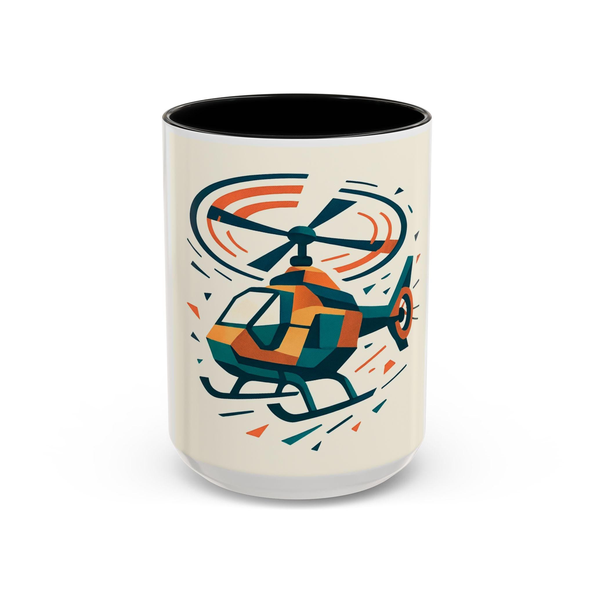Helicopter Coffee Mug gift for Aviation lovers and enthusiasts