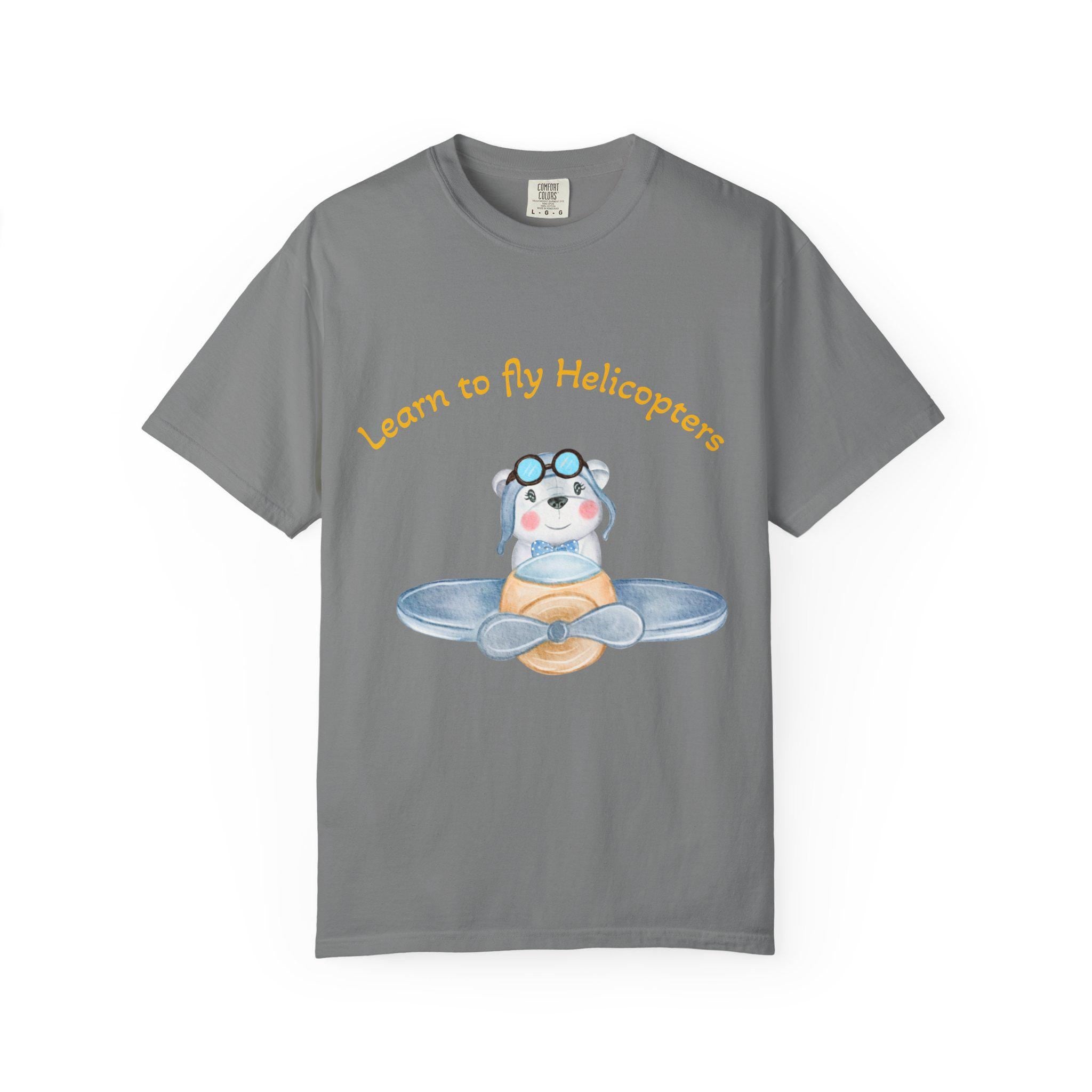 Unisex Cotton whimsical T-Shirt for Aviation enthusiasts