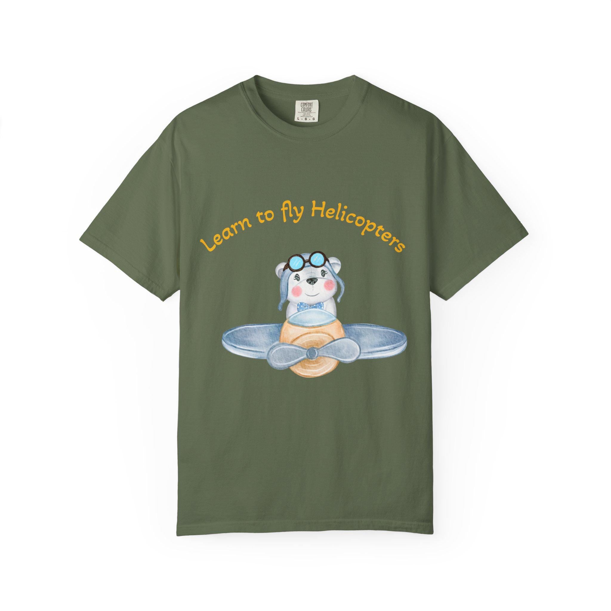 Unisex Cotton whimsical T-Shirt for Aviation enthusiasts