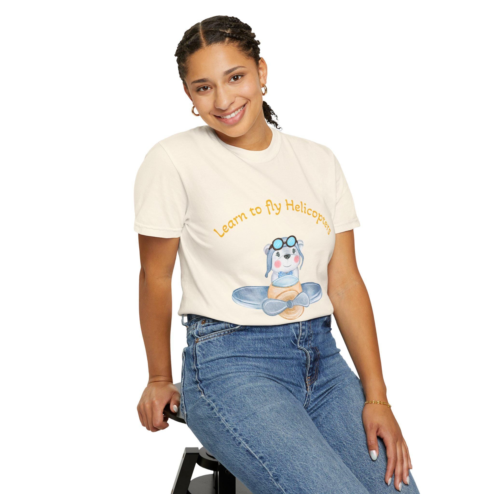 Unisex Cotton whimsical T-Shirt for Aviation enthusiasts