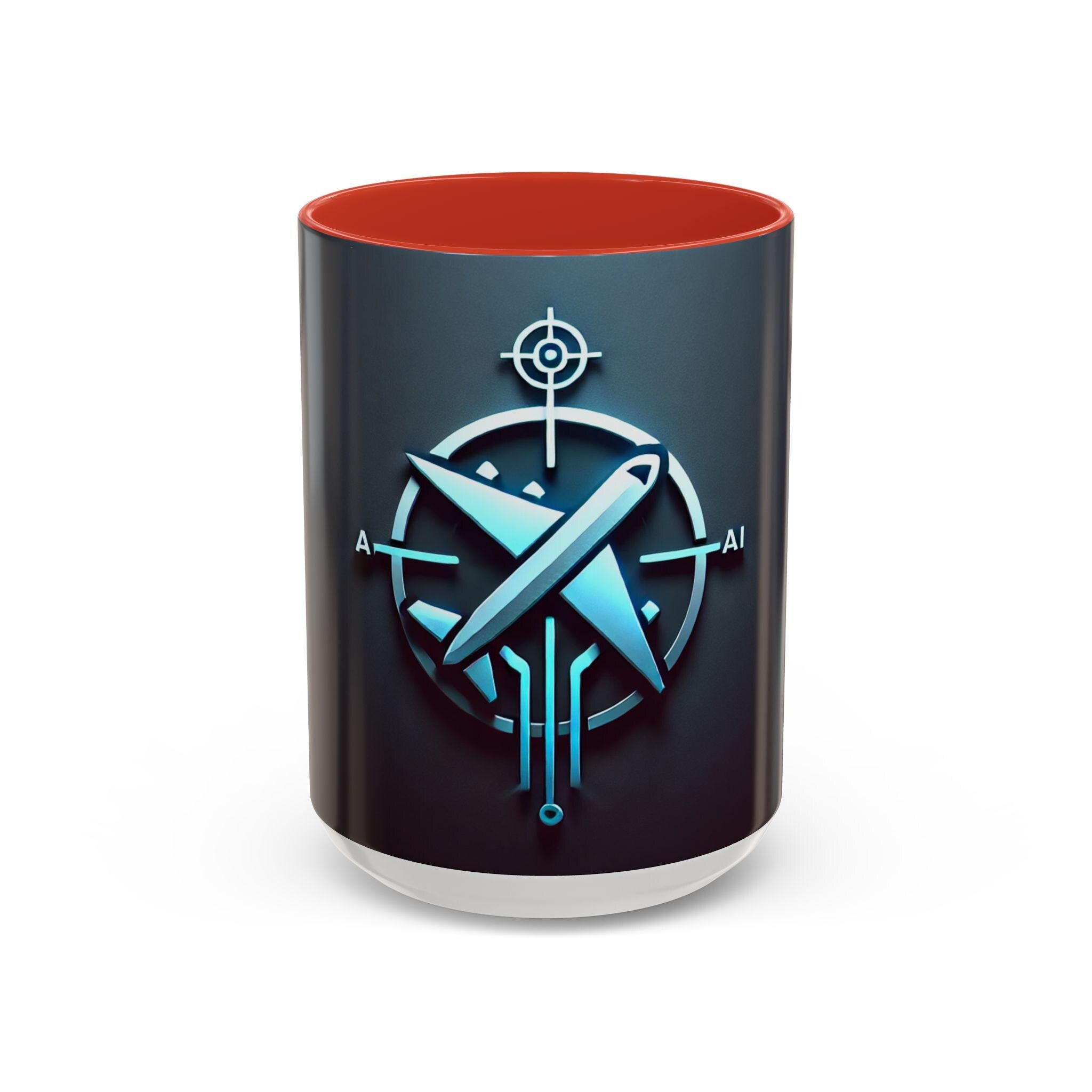 Aviation Coffee Mug gift for Pilots, Airplane Compass Design