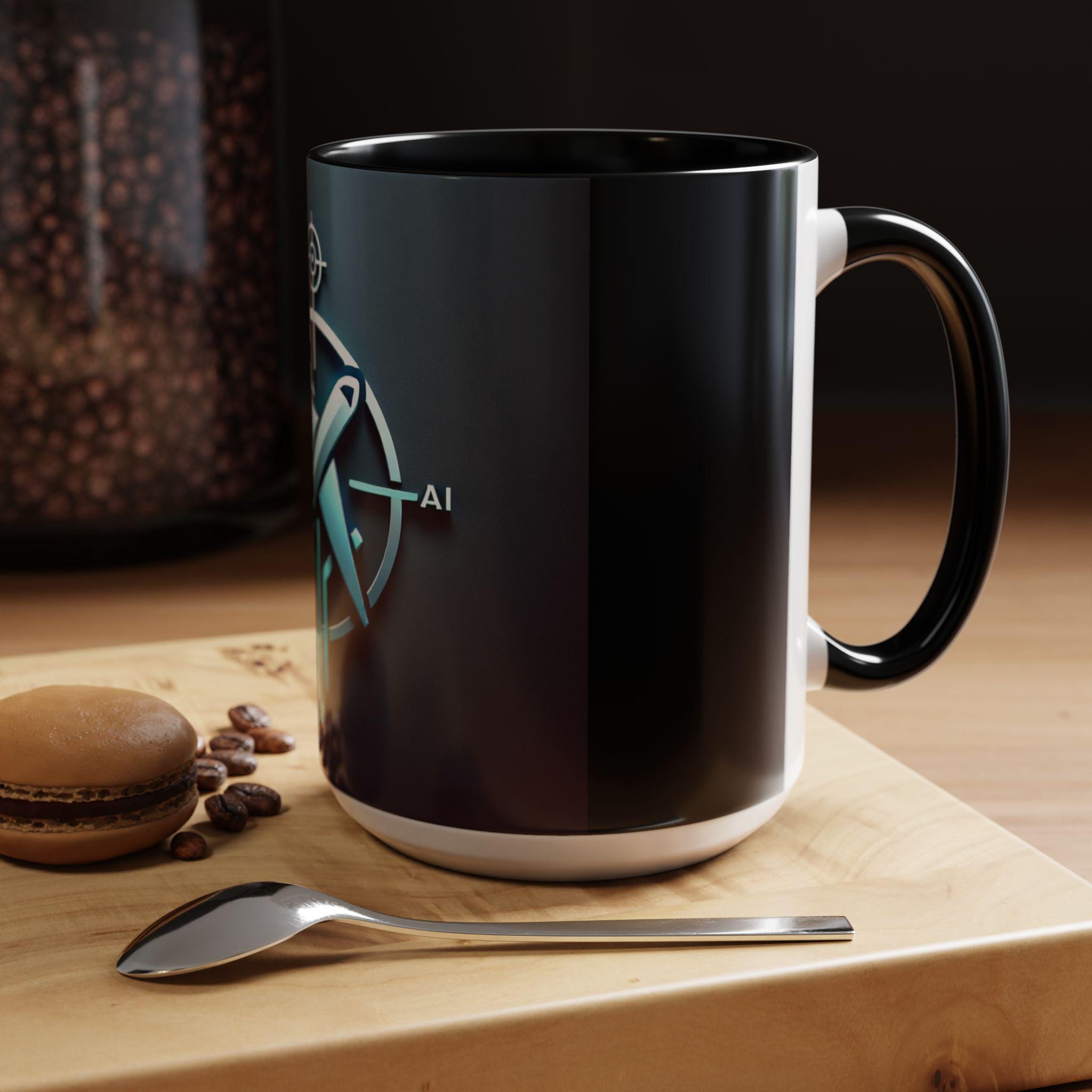 Aviation Coffee Mug gift for Pilots, Airplane Compass Design