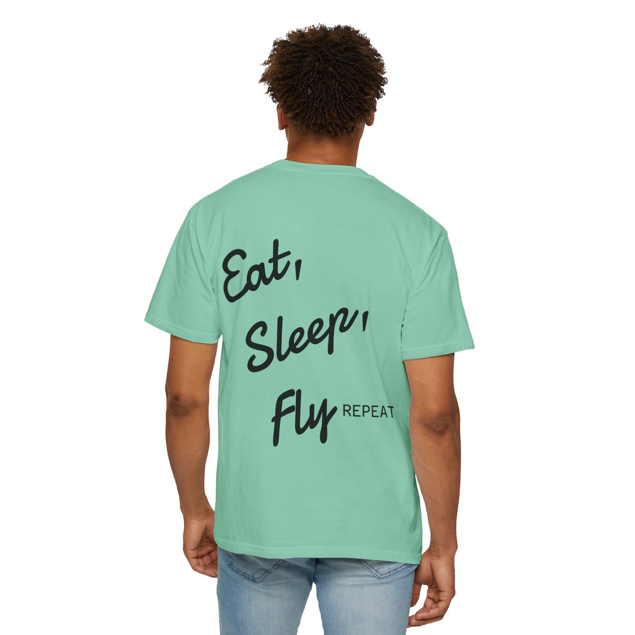 Cotton Airplane Graphic Tee: Aviation Themed Gift for Pilots