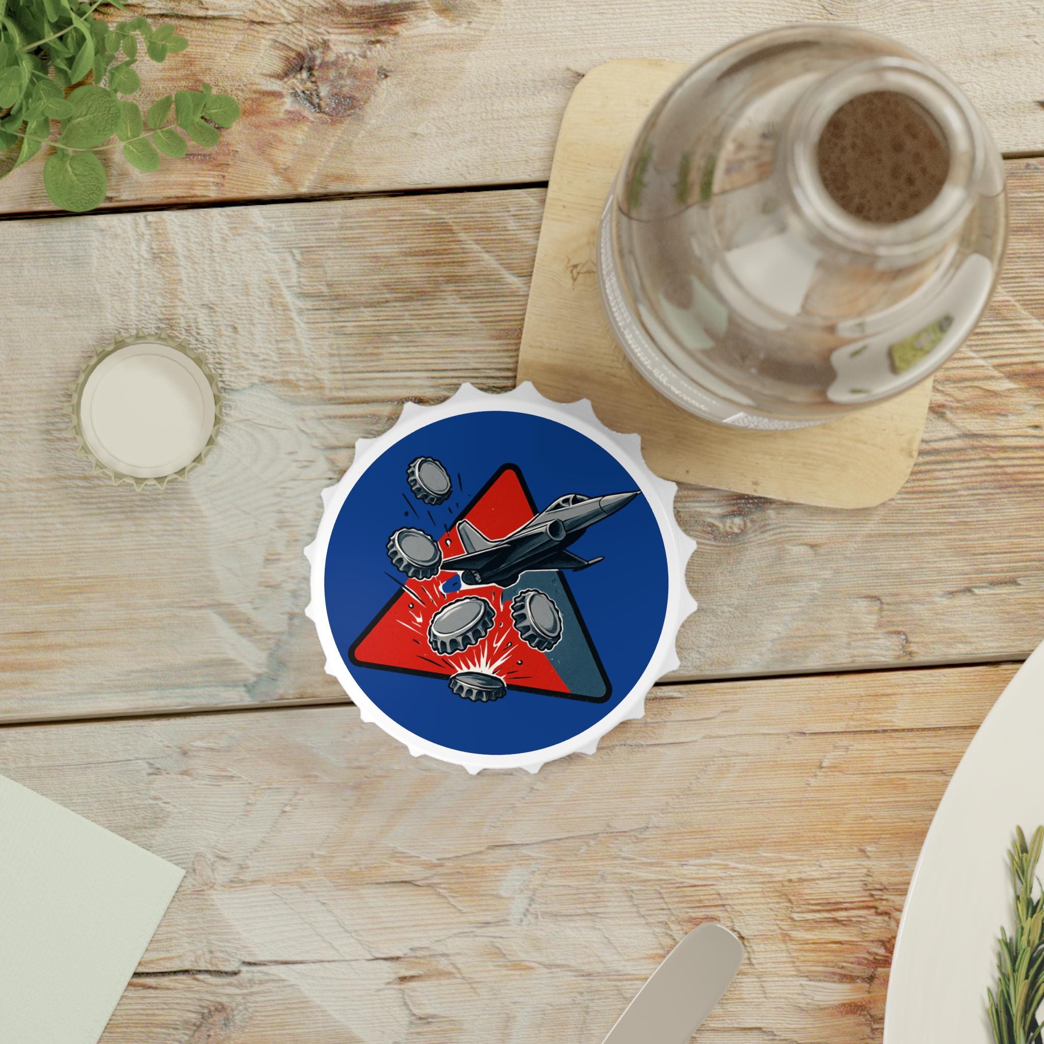 Magnetic Aviator Bottle Opener for Aviation Lovers, Bar Accessory, Beer Enthusiasts