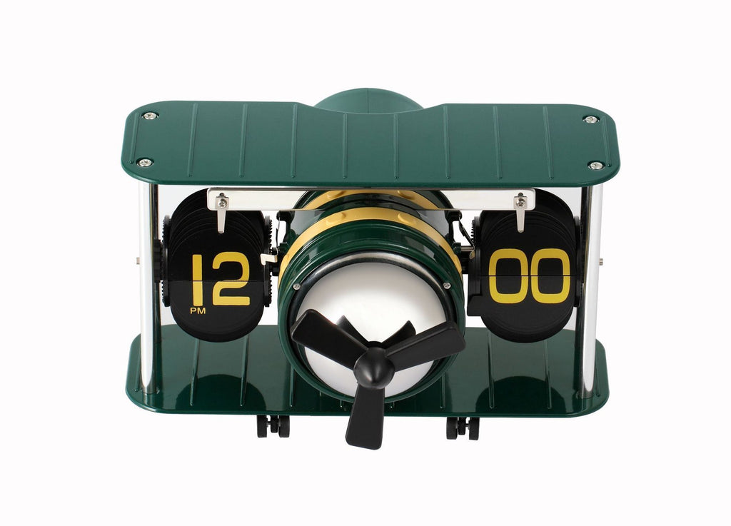 Flipping Clock, Creative Personality Art Modeling Clock, European-style Airplane Model Clock