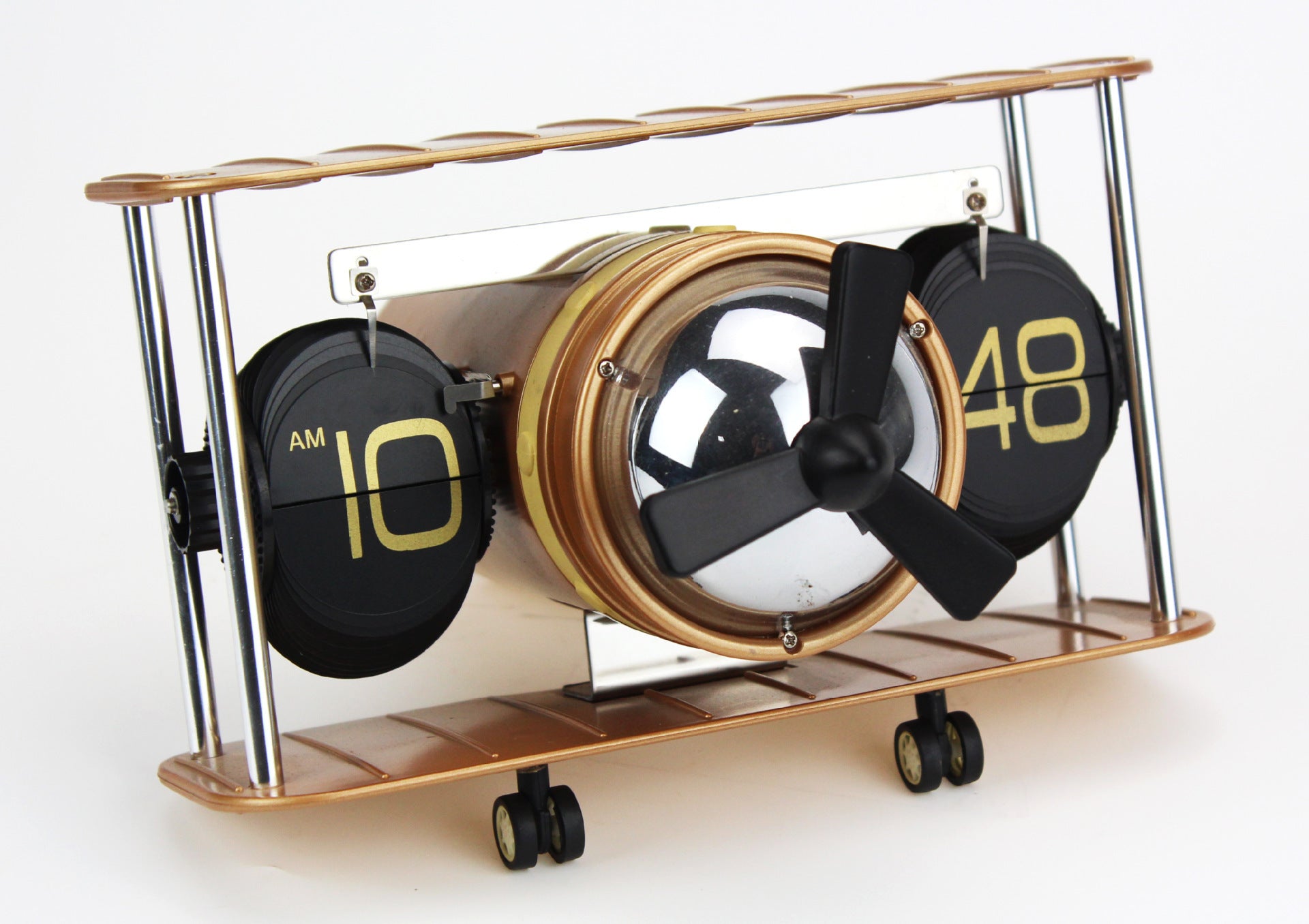 Flipping Clock, Creative Personality Art Modeling Clock, European-style Airplane Model Clock