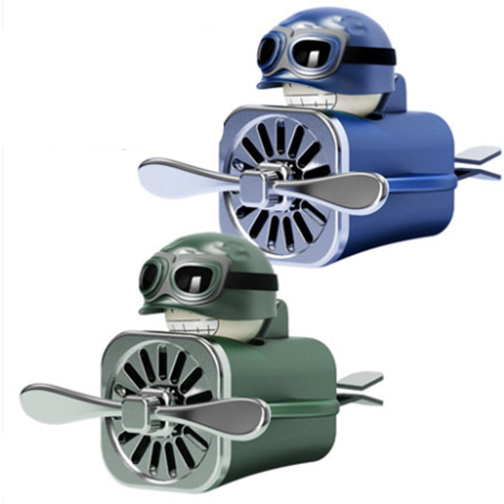 Air Force Pilot Small Fan Car Interior Decoration Soldier Ornament