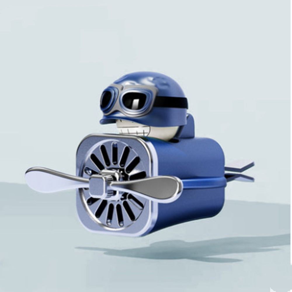 Air Force Pilot Small Fan Car Interior Decoration Soldier Ornament