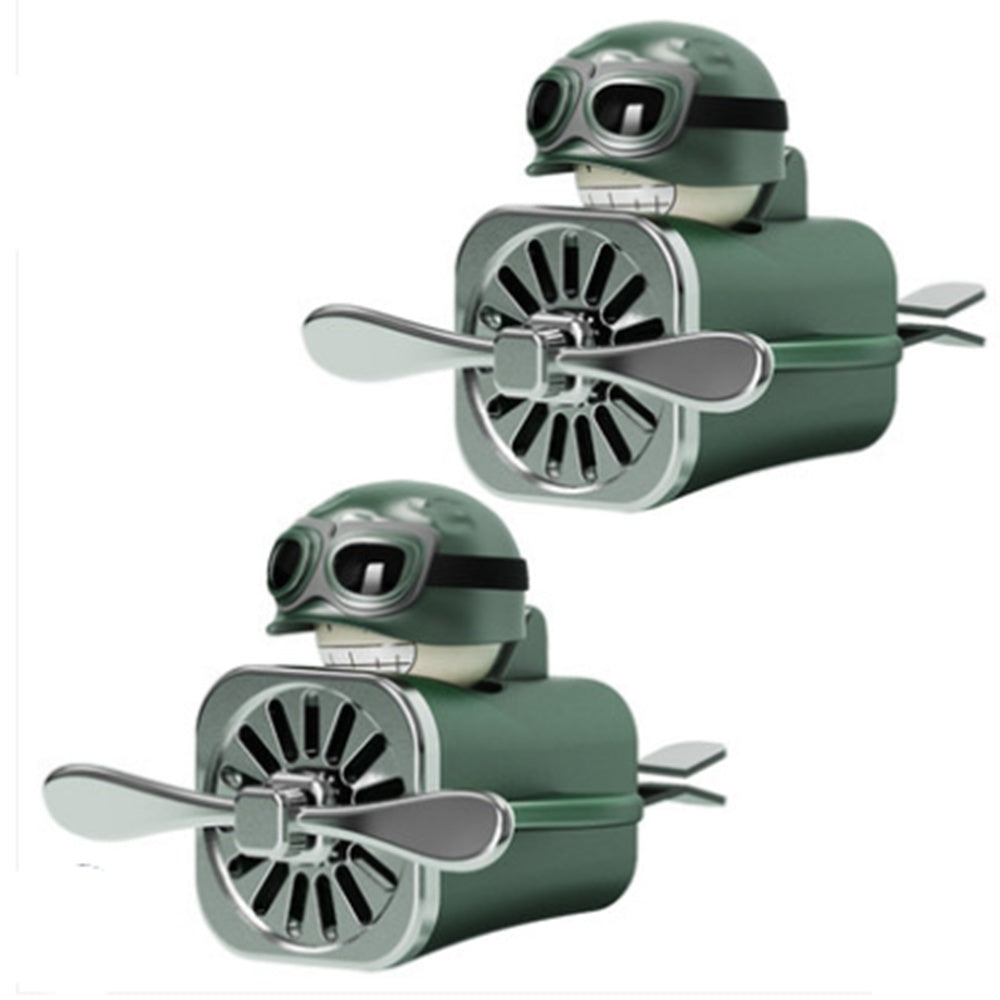 Air Force Pilot Small Fan Car Interior Decoration Soldier Ornament