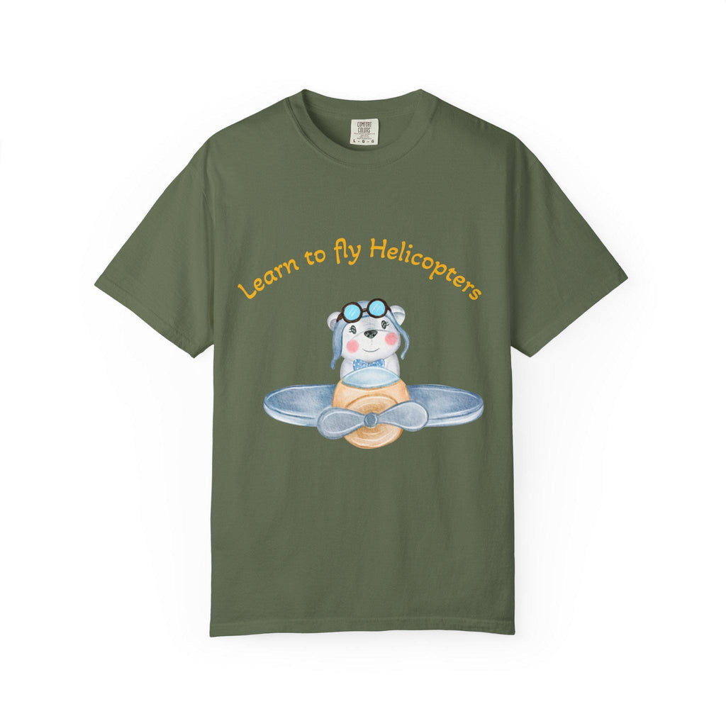 Unisex Cotton whimsical T-Shirt for Aviation enthusiasts