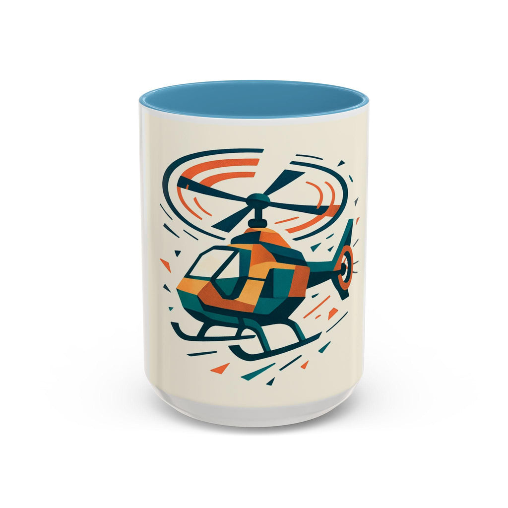 Helicopter Coffee Mug gift for Aviation lovers and enthusiasts