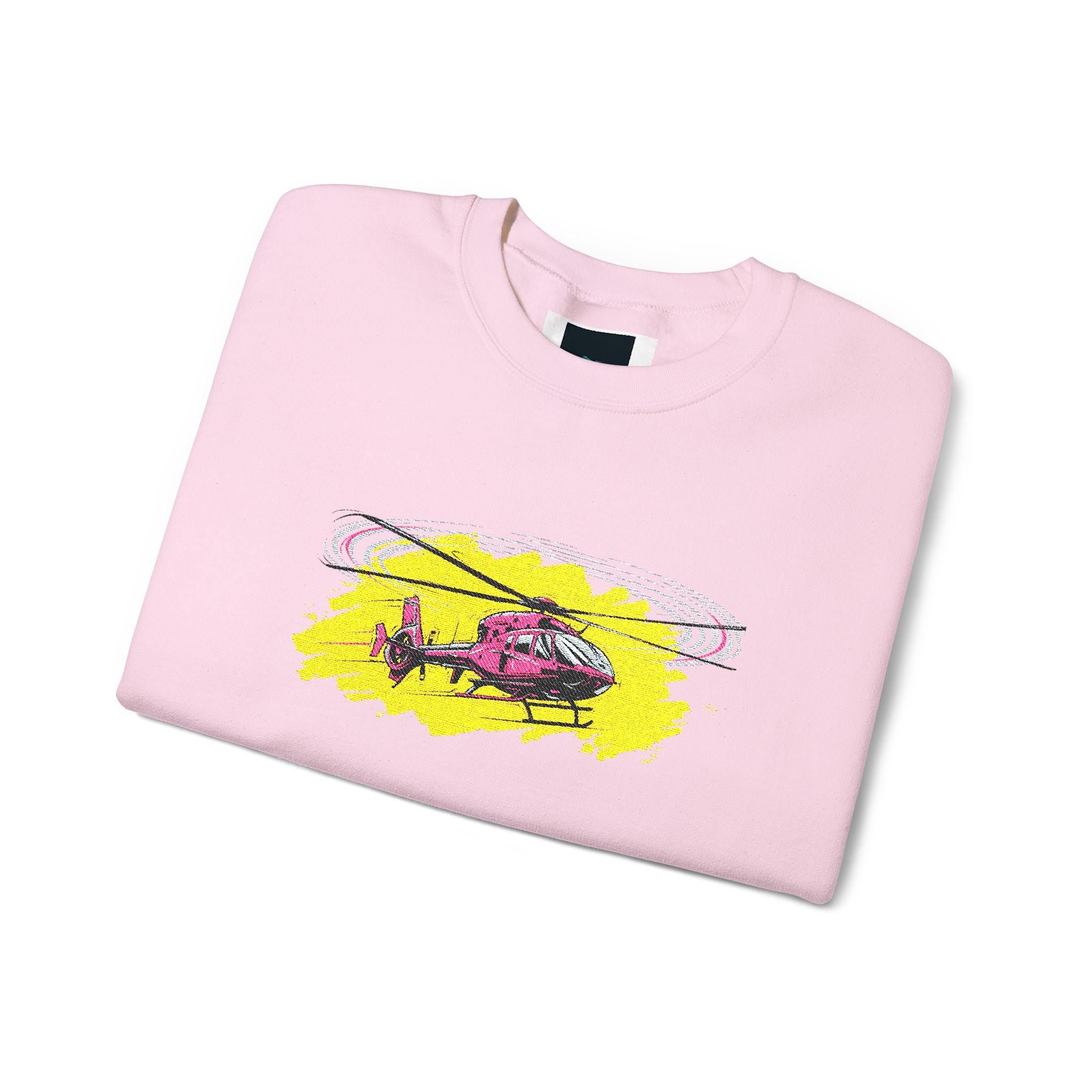 Helicopter Design Sweatshirt | Casual Outdoor Trendy
