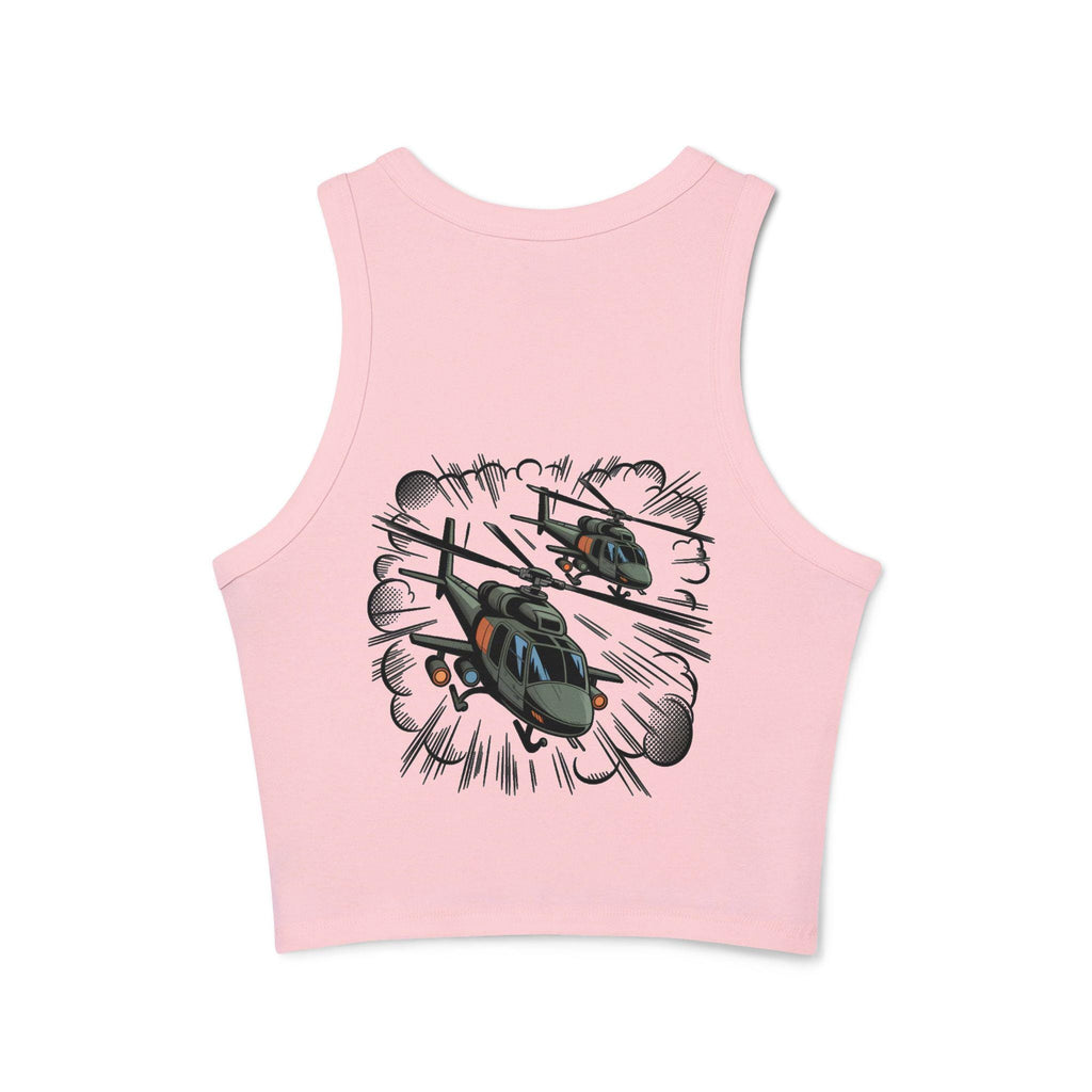 Fly High Dream Higher tank top | Vintage clouds graphic