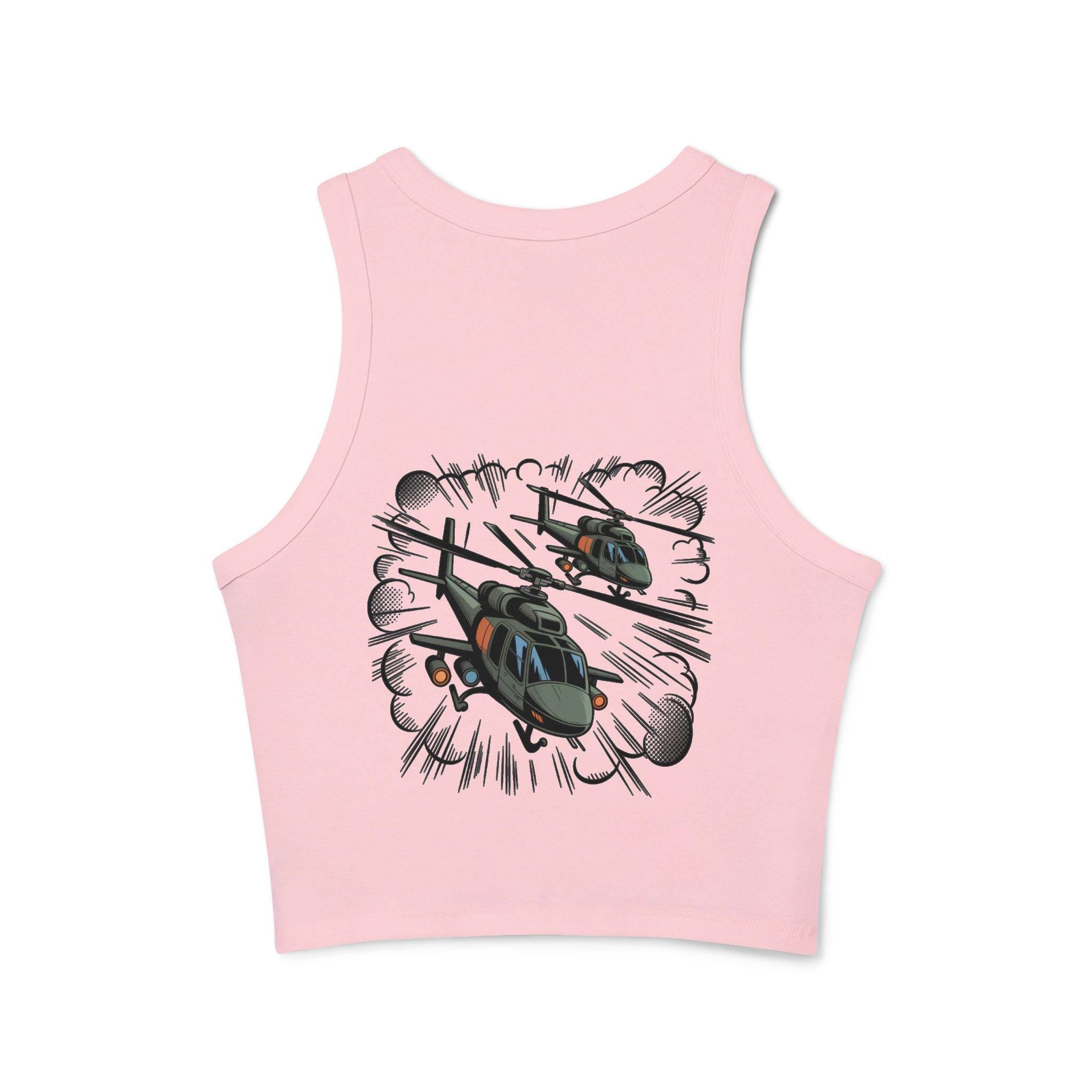 Fly High Dream Higher tank top | Vintage clouds graphic