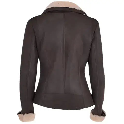 Women’s Luxury Shearling Aviator Jacket