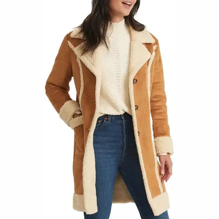 Women’s Shearling Aviator Jacket